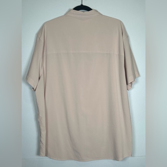 Stylus Pale Pink Casual Button Down Shirt Relaxed Fit. Size XXL. - Picture 2 of 8